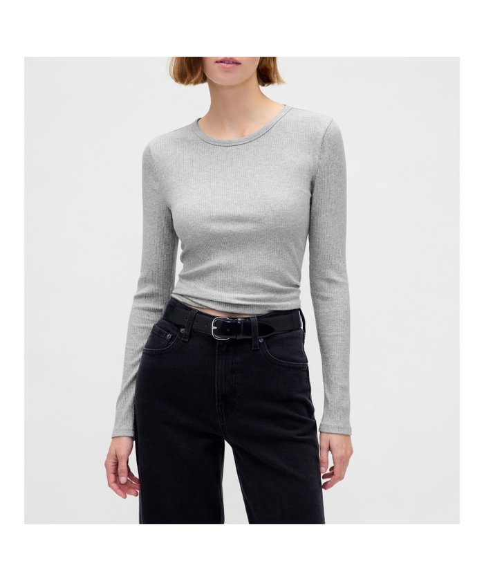 【ギャップ/GAP】のモダンリブ クロップドTシャツ インテリア・キッズ・メンズ・レディースファッション・服の通販 founy(ファニー) https://founy.com/ ファッション Fashion レディースファッション Fashion for Women トップス・カットソー Cut & Sew Tops シャツ・ブラウス・オフィスカジュアル Elegant Blouses & Button-Ups ロングTシャツ・Tシャツ Longline T-Shirts & Tees クロップド Cropped, Short Length ショート Short, Short Length ストレッチ Stretch, Stretchy Fabric フィット Fit, Slim Fit 長袖 Long Sleeve, Full Sleeve |ID: prp329100004702913 ipo3291000000034938319