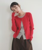 【リアン/Lian】のレイヤードバイカラークルーネックカーディガン 人気、トレンドファッション・服の通販 founy(ファニー) ファッション Fashion レディースファッション Fashion for Women トップス・カットソー Cut & Sew Tops カーディガン・羽織り Layered Style Cardigans thumbnail レッド|ID: prp329100004702998 ipo3291000000034578550
