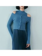 【フレイ アイディー/FRAY I.D】のランダムリブクロップドカーディガン 人気、トレンドファッション・服の通販 founy(ファニー) ファッション Fashion レディースファッション Fashion for Women トップス・カットソー Cut & Sew Tops カーディガン・羽織り Layered Style Cardigans エレガント 上品 Elegant クロップド Cropped, Short Length コンパクト Compact, Small Size スマート Smart, Elegant セットアップ Set-Up, Coordinated Outfit チェック Check, Plaid, Tartan デコルテ Décolleté, Neckline トレンド Trend, Trending Now フロント Front, Front Design おすすめ Recommended / Our Picks thumbnail BLU[086]|ID: prp329100004703003 ipo3291000000033961527