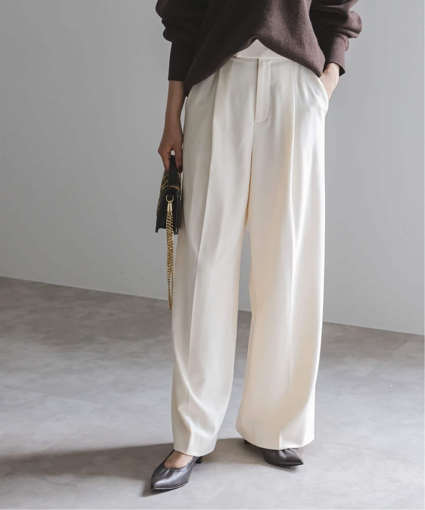 【ノーブル / スピック&スパン/NOBLE / Spick & Span】の《追加・WEB限定カラー》TRツイル裏起毛スラックスパンツ インテリア・キッズ・メンズ・レディースファッション・服の通販 founy(ファニー) ファッション Fashion レディースファッション Fashion for Women パンツ Pants & Trousers おすすめ Recommended / Our Picks シューズ Shoes, Footwear スタイリッシュ Stylish, Fashionable スラックス Slacks, Dress Pants ツイル Twist, Twisted Detail 人気 Popular, Best Seller 再入荷 Restock / Back in Stock 定番 Standard, Basic Item ホワイト A|ID: prp329100004703114 ipo3291000000034477865