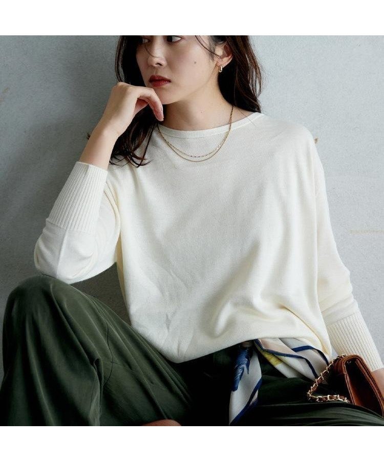 【アンタイトル/UNTITLED】の【8色展開/体型カバー】魅せる タイムレスニット 人気、トレンドファッション・服の通販 founy(ファニー) 　ファッション　Fashion　レディースファッション　Fashion for Women　トップス・カットソー　Cut & Sew Tops　ニット　Knit Tops & Sweaters　今季　This Season, Current Season　シンプル　Simple, Minimal　スマート　Smart, Elegant　ドレープ　Drape, Draping Fabric　リラックス　Relax, Relaxed Fit　おすすめ　Recommended / Our Picks　ビジネス 仕事 通勤　Business / Work / Commuting　 other-1|ID: prp329100004703559 ipo3291000000034543323