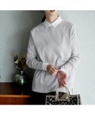 【アンタイトル/UNTITLED】の【8色展開/体型カバー】魅せる タイムレスニット グレージュ|ID: prp329100004703559 ipo3291000000034543328