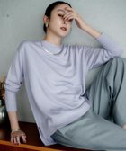 【アンタイトル/UNTITLED】の【8色展開/体型カバー】魅せる タイムレスニット ラベンダー|ID: prp329100004703559 ipo3291000000034543330