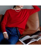 【アンタイトル/UNTITLED】の【8色展開/体型カバー】魅せる タイムレスニット レッド|ID: prp329100004703559 ipo3291000000034660063