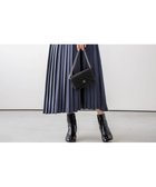 【ラジュール/Lajour】のプリーツカラーワンピース ネイビー|ID: prp329100004703850 ipo3291000000033967597