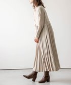 【ラジュール/Lajour】のプリーツカラーワンピース オフベージュ|ID: prp329100004703850 ipo3291000000033967601