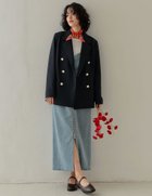 【リエディ/Re:EDIT】の袖ファスナー付き金釦ジャケット 人気、トレンドファッション・服の通販 founy(ファニー) ファッション Fashion レディースファッション Fashion for Women アウター Coat / Outerwear Collection レディースジャケット・軽アウター Jackets インナー Innerwear オケージョン Occasion Wear カットソー Cut and Sewn Top ジャケット Jacket, Outerwear ストレッチ Stretch, Stretchy Fabric スラックス Slacks, Dress Pants ダブル Double, Double-Breasted ツイル Twist, Twisted Detail デニム Denim, Jeans Material ドッキング Docking, Mixed Material 定番 Standard, Basic Item ベスト Vest, Waistcoat ミックス Mix, Mixed Style thumbnail ネイビー|ID: prp329100004703856 ipo3291000000033967656