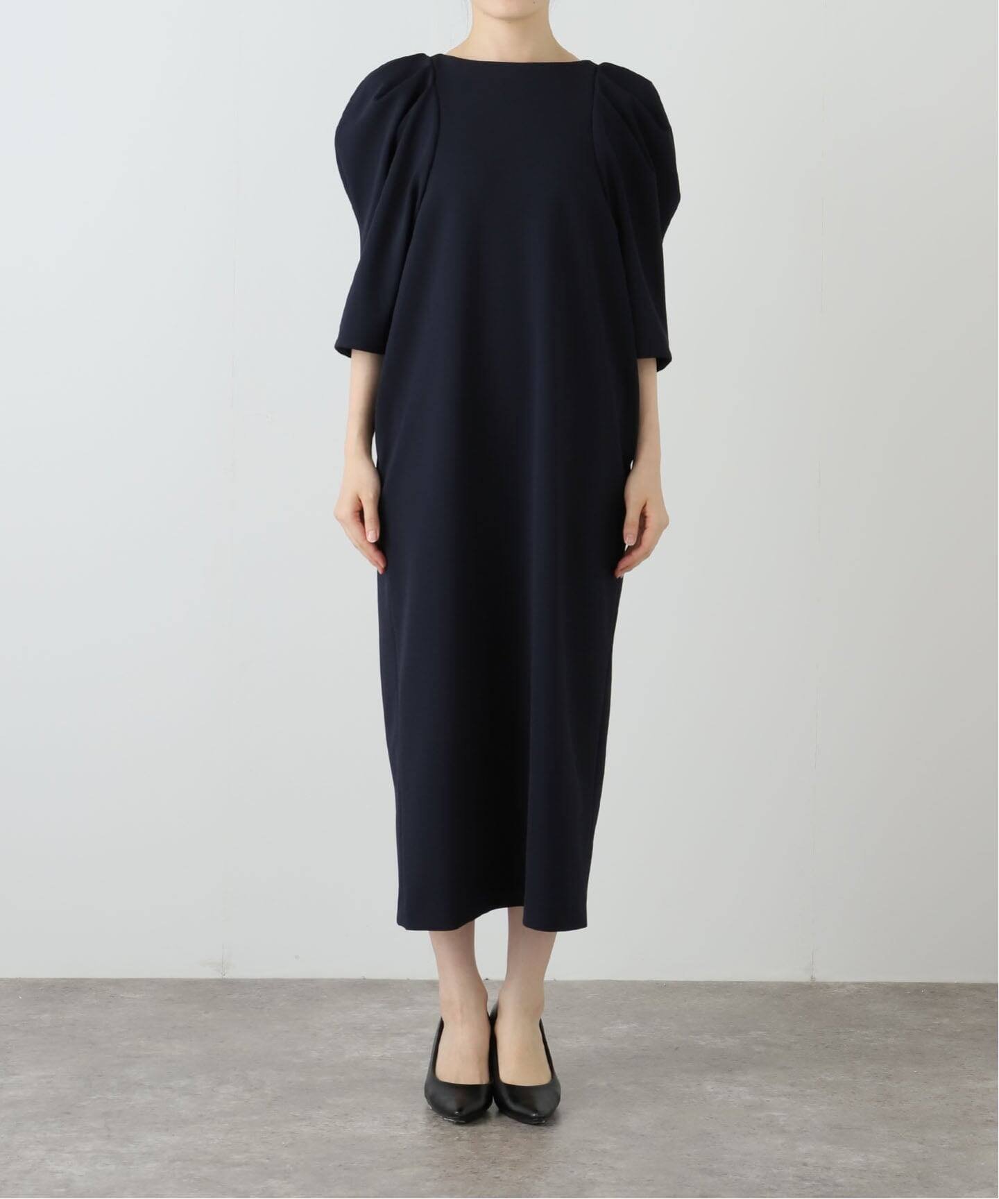 【イエナ/IENA】のショルダータックジョーゼットワンピース インテリア・キッズ・メンズ・レディースファッション・服の通販 founy(ファニー) 　ファッション　Fashion　レディースファッション　Fashion for Women　ワンピース　Dresses　ショルダー　Shoulder, Shoulder Strap　ジョーゼット　Georgette, Semi-Sheer Fabric　スマート　Smart, Elegant　フォーマル　Formal, Dressy　ポケット　Pocket, Pocket Detail　2025年　2025　2025-2026秋冬・A/W　Autumn/Winter 2025–26 AW25–26　ネイビー|ID: prp329100004703878 ipo3291000000033967861