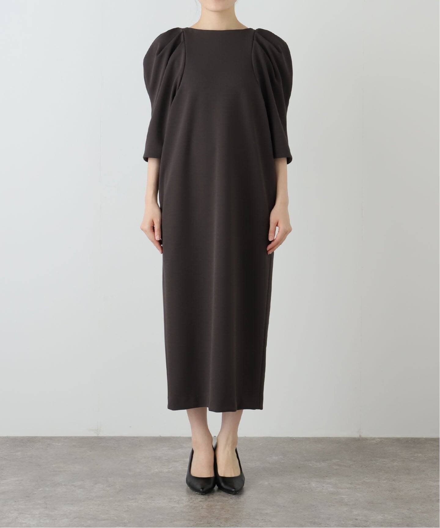 【イエナ/IENA】のショルダータックジョーゼットワンピース インテリア・キッズ・メンズ・レディースファッション・服の通販 founy(ファニー) 　ファッション　Fashion　レディースファッション　Fashion for Women　ワンピース　Dresses　ショルダー　Shoulder, Shoulder Strap　ジョーゼット　Georgette, Semi-Sheer Fabric　スマート　Smart, Elegant　フォーマル　Formal, Dressy　ポケット　Pocket, Pocket Detail　2025年　2025　2025-2026秋冬・A/W　Autumn/Winter 2025–26 AW25–26　グレー|ID: prp329100004703878 ipo3291000000033967862