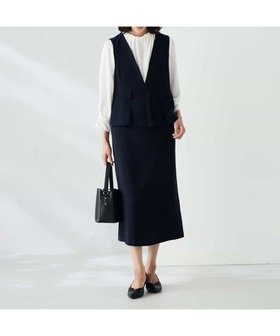 【アー ヴェー ヴェー/a.v.v】のペプラムドッキングワンピース 人気、トレンドファッション・服の通販 founy(ファニー) ファッション Fashion レディースファッション Fashion for Women ワンピース Dresses インナー Innerwear ドッキング Docking, Mixed Material ハイネック High Neck, Mock Neck ペプラム Peplum, Flared Hem ペンシル Pencil, Pencil Skirt 再入荷 Restock / Back in Stock おすすめ Recommended / Our Picks ビジネス 仕事 通勤 Business / Work / Commuting |ID:prp329100004703915