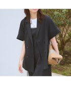 【エニー/ANY】の【洗濯機可/セットアップ可/UVケア/速乾/イージーケア】サラサラテックリネン半袖テーラードジャケット ネイビー[075]|ID: prp329100004703929 ipo3291000000033968101