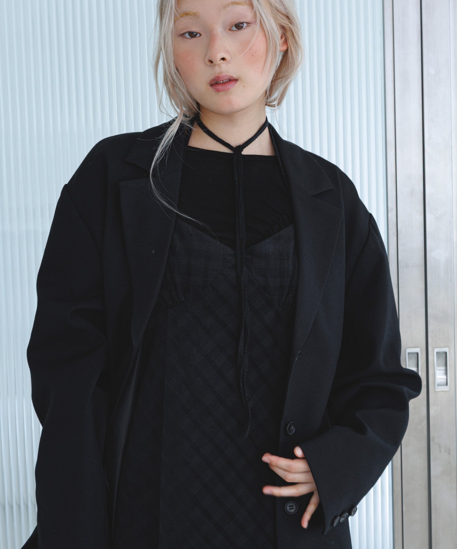 【ケービーエフ/KBF / URBAN RESEARCH】のチェックコーデュロイキャミワンピース インテリア・キッズ・メンズ・レディースファッション・服の通販 founy(ファニー) ファッション Fashion レディースファッション Fashion for Women ワンピース Dresses キャミソールワンピース Camisole Dresses 2025年 2025 2025-2026秋冬・A/W Autumn/Winter 2025–26 AW25–26 冬 Winter / This Winter インナー Innerwear コーデュロイ Corduroy, Cord Fabric ジャケット Jacket, Outerwear チェック Check, Plaid, Tartan トレンド Trend, Trending Now A/W・秋冬 Autumn/Winter ブラック|ID: prp329100004703962 ipo3291000000034519917