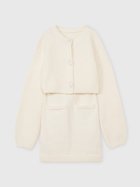 【エイミーイストワール/eimy istoire】のロゴ釦ニットセットワンピース 人気、トレンドファッション・服の通販 founy(ファニー) ファッション Fashion レディースファッション Fashion for Women ワンピース Dresses カーディガン Cardigan, Knitwear クラシカル Classical, Vintage-Inspired ショート Short, Short Length セットアップ Set-Up, Coordinated Outfit デニム Denim, Jeans Material フェミニン Feminine, Girly A/W・秋冬 Autumn/Winter 再入荷 Restock / Back in Stock おすすめ Recommended / Our Picks エレガント 上品 Elegant thumbnail OFF WHITE|ID: prp329100004703971 ipo3291000000033968388