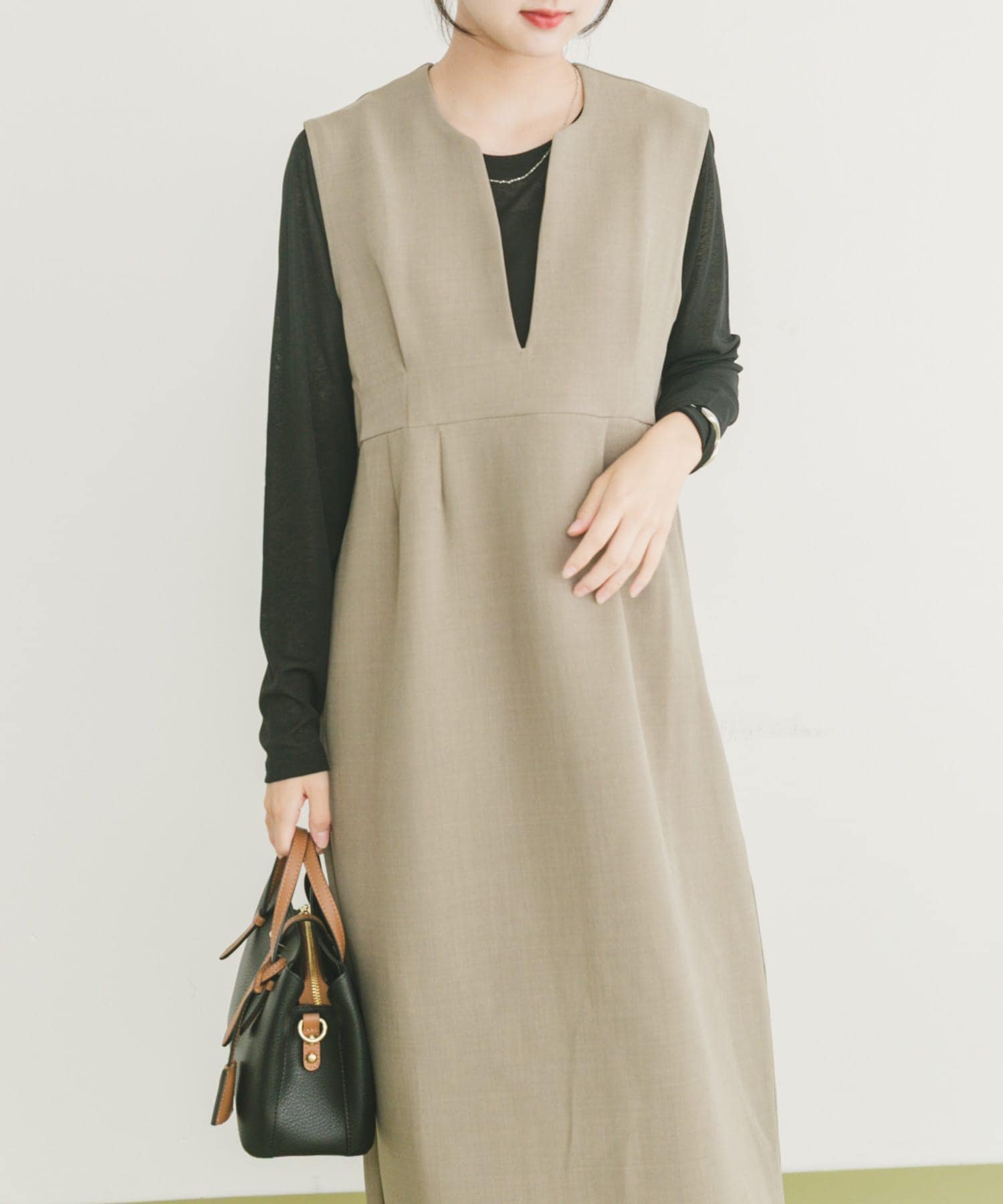 【アイテムズアーバンリサーチ/ITEMS URBAN RESEARCH】の『イージーケア』インナーセットジャンパースカート インテリア・キッズ・メンズ・レディースファッション・服の通販 founy(ファニー) 　ファッション　Fashion　レディースファッション　Fashion for Women　スカート　Skirts　2025年　2025　2025-2026秋冬・A/W　Autumn/Winter 2025–26 AW25–26　冬　Winter / This Winter　インナー　Innerwear　洗える　Machine Washable　A/W・秋冬　Autumn/Winter　G.BEG|ID: prp329100004704007 ipo3291000000034609733