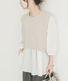 【アイテムズアーバンリサーチ/ITEMS URBAN RESEARCH】のニットドッキングチュニック GREGE|ID: prp329100004704011 ipo3291000000034302113