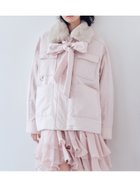 【ファーファー/FURFUR】のパデットボウタイワークブルゾン 人気、トレンドファッション・服の通販 founy(ファニー) ファッション Fashion レディースファッション Fashion for Women アウター Coat / Outerwear Collection ブルゾンジャケット・スポーティアウター Blouson Jackets コーデュロイ Corduroy, Cord Fabric スマート Smart, Elegant トレンド Trend, Trending Now フェミニン Feminine, Girly ブルゾン Blouson, Bomber Jacket ワーク Workwear, Utility Style 冬 Winter / This Winter 秋 Autumn thumbnail PNK[066]|ID: prp329100004704012 ipo3291000000033968941