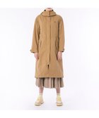 【ラコステ/LACOSTE】のフード脱着可 撥水ナイロン スタンドカラー ミリタリーコート / ロングコート ベージュ|ID: prp329100004704037 ipo3291000000033969260