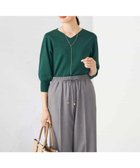 【アー ヴェー ヴェー/a.v.v】の【UVカット/洗える】Vネック美ラクるパフスリーブニット 人気、トレンドファッション・服の通販 founy(ファニー) ファッション Fashion レディースファッション Fashion for Women トップス・カットソー Cut & Sew Tops ニット Knit Tops & Sweaters Vネックトップス V-Neck Tops / V-Cut Neckline Shirts インナー Innerwear 洗える Machine Washable 秋 Autumn カーディガン Cardigan, Knitwear ジャケット Jacket, Outerwear スリーブ Sleeve, Long Sleeve / Short Sleeve トレンド Trend, Trending Now 人気 Popular, Best Seller ボトム Bottoms, Lower Wear 再入荷 Restock / Back in Stock ビジネス 仕事 通勤 Business / Work / Commuting thumbnail グリーン|ID: prp329100004704183 ipo3291000000033970494