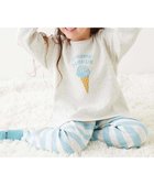 【デビロック/devirock / KIDS】のガールズ やわらかキルト パジャマ 長袖パジャマ ルームウェア 長袖ルームウェア 25AW 010-アイス-ミント|ID: prp329100004704191 ipo3291000000034043947