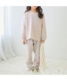 【デビロック/devirock / KIDS】のガールズ やわらかキルト パジャマ 長袖パジャマ ルームウェア 長袖ルームウェア 25AW 007-チェック-パウダーピンク|ID: prp329100004704191 ipo3291000000035107592