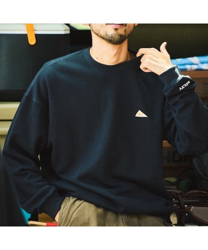 【フリークスストア/FREAK'S STORE】のKELTY×FREAK S STORE/ケルティ 別注 ワンポイント ヴィンテージロゴ クルーネックスウェット 【限定展開】 25AW インテリア・キッズ・メンズ・レディースファッション・服の通販 founy(ファニー) 　ファッション　Fashion　メンズファッション　Fashion for Men　2025年　2025　2025-2026秋冬・A/W　Autumn/Winter 2025–26 AW25–26　冬　Winter / This Winter　おすすめ　Recommended / Our Picks　インナー　Innerwear　トレンド　Trend, Trending Now　バランス　Balance, Style Balance　ビッグ　Big, Oversized　ボトム　Bottoms, Lower Wear　ワンポイント　One Point, Statement Accent　別注　Limited Edition, Custom Order　定番　Standard, Basic Item　A/W・秋冬　Autumn/Winter　ブラック|ID: prp329100004704417 ipo3291000000035915706