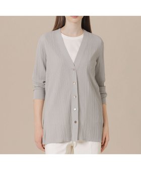【マッキントッシュ ロンドン/MACKINTOSH LONDON】のシアーコットンニットカーディガン 人気、トレンドファッション・服の通販 founy(ファニー) ファッション Fashion レディースファッション Fashion for Women トップス・カットソー Cut & Sew Tops ニット Knit Tops & Sweaters カーディガン・羽織り Layered Style Cardigans ウォッシャブル Machine Washable カーディガン Cardigan, Knitwear シンプル Simple, Minimal スリット Slit, Slit Detail 夏 Summer 春 Spring |ID:prp329100004704422
