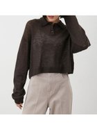 【ミラオーウェン/Mila Owen】のモヘア混シアーポロニットプルオーバー BRW[058]|ID: prp329100004704471 ipo3291000000034543176