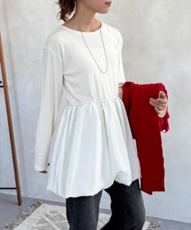 【シーピーシーエム/CPCM】のアソートレイヤードロンT 人気、トレンドファッション・服の通販 founy(ファニー) ファッション Fashion レディースファッション Fashion for Women トップス・カットソー Cut & Sew Tops ロングTシャツ・Tシャツ Longline T-Shirts & Tees 秋 Autumn ギャザー Gathered, Ruffled クラシカル Classical, Vintage-Inspired コーデュロイ Corduroy, Cord Fabric シンプル Simple, Minimal デニム Denim, Jeans Material トレンド Trend, Trending Now バルーン Balloon, Balloon Silhouette フリル Frill, Ruffle フレア Flare, Flared おすすめ Recommended / Our Picks エレガント 上品 Elegant |ID:prp329100004704530