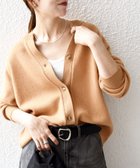【シップス フォー ウィメン/SHIPS】のSHIPS any 手洗い可能 AQUA カシミヤ ミックス スキッパー カーディガン キャメル|ID: prp329100004704854 ipo3291000000034130500