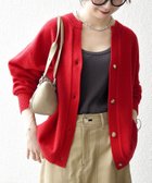 【シップス フォー ウィメン/SHIPS】のSHIPS any 手洗い可能 AQUA カシミヤ ミックス スキッパー カーディガン レッド|ID: prp329100004704854 ipo3291000000034130501