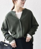 【シップス フォー ウィメン/SHIPS】のSHIPS any 手洗い可能 AQUA カシミヤ ミックス スキッパー カーディガン オリーブ|ID: prp329100004704854 ipo3291000000034130502