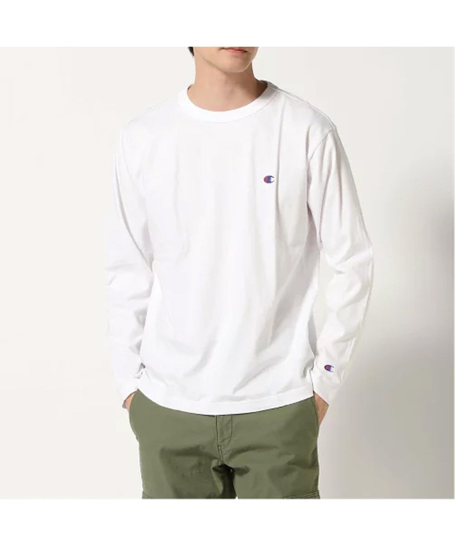 【ハンドサイン/HAND SIGN】のChampion/C3-Y428LONG SLEEVE T-SHIRT インテリア・キッズ・メンズ・レディースファッション・服の通販 founy(ファニー) 　ファッション　Fashion　レディースファッション　Fashion for Women　トップス・カットソー　Cut & Sew Tops　シャツ・ブラウス・オフィスカジュアル　Elegant Blouses & Button-Ups　ロングTシャツ・Tシャツ　Longline T-Shirts & Tees　スリーブ　Sleeve, Long Sleeve / Short Sleeve　ロング　Long, Long-Length　ホワイト|ID: prp329100004704874 ipo3291000000034007366