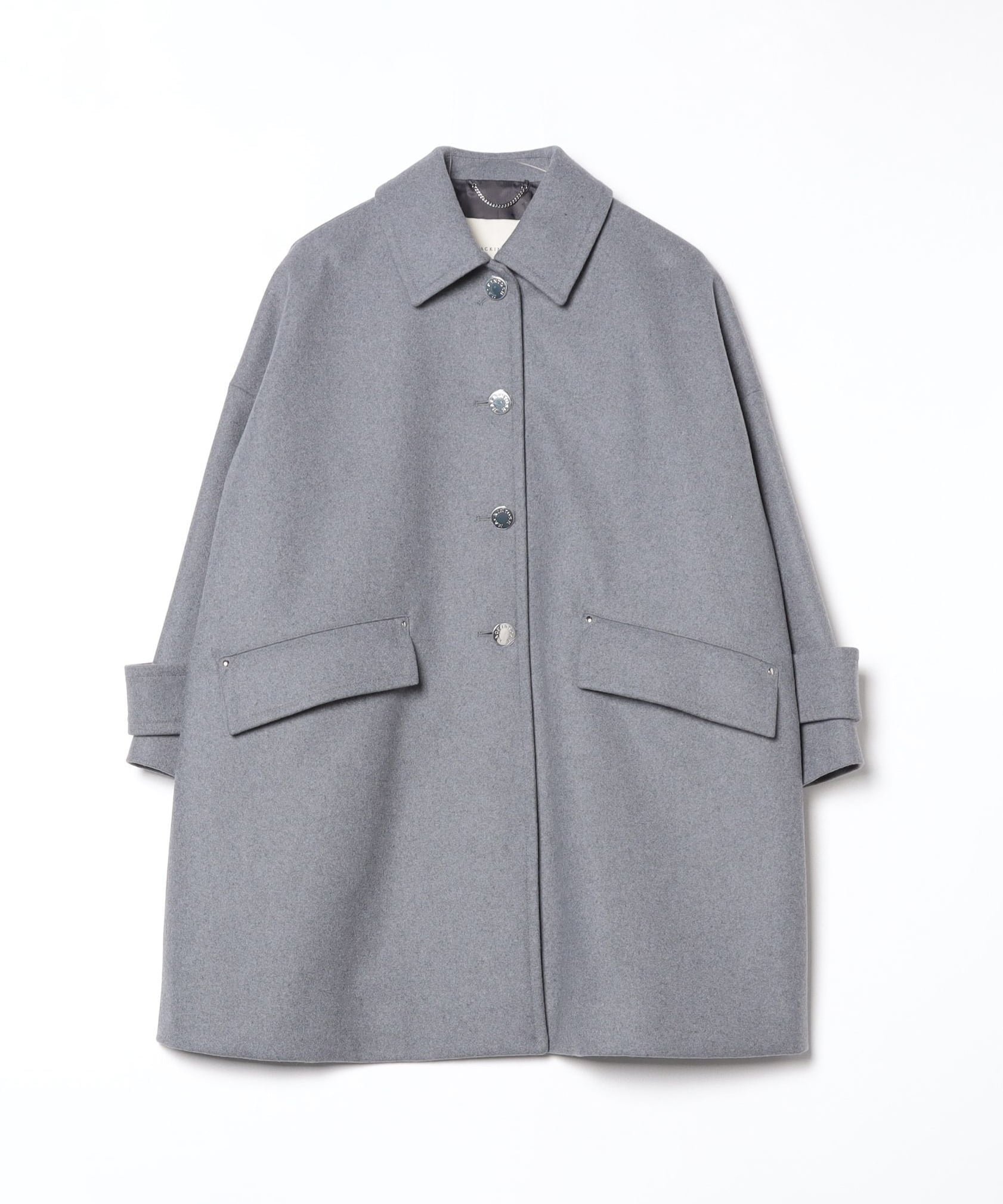 【マッキントッシュ/MACKINTOSH】の【マッキントッシュ公式】HUMBIE MB インテリア・キッズ・メンズ・レディースファッション・服の通販 founy(ファニー) 　ファッション　Fashion　レディースファッション　Fashion for Women　ショルダー　Shoulder, Shoulder Strap　ドロップ　Drop Shoulder, Dropped Style　バランス　Balance, Style Balance　メタル　Metal, Metal Parts　メルトン　Melton, Heavy Wool　モダン　Modern, Contemporary　ワイド　Wide, Wide Fit　冬　Winter / This Winter　定番　Standard, Basic Item　防寒　Cold Protection, Winter-Ready　2K20/MEDIUM GREY|ID: prp329100004704951 ipo3291000000034270881