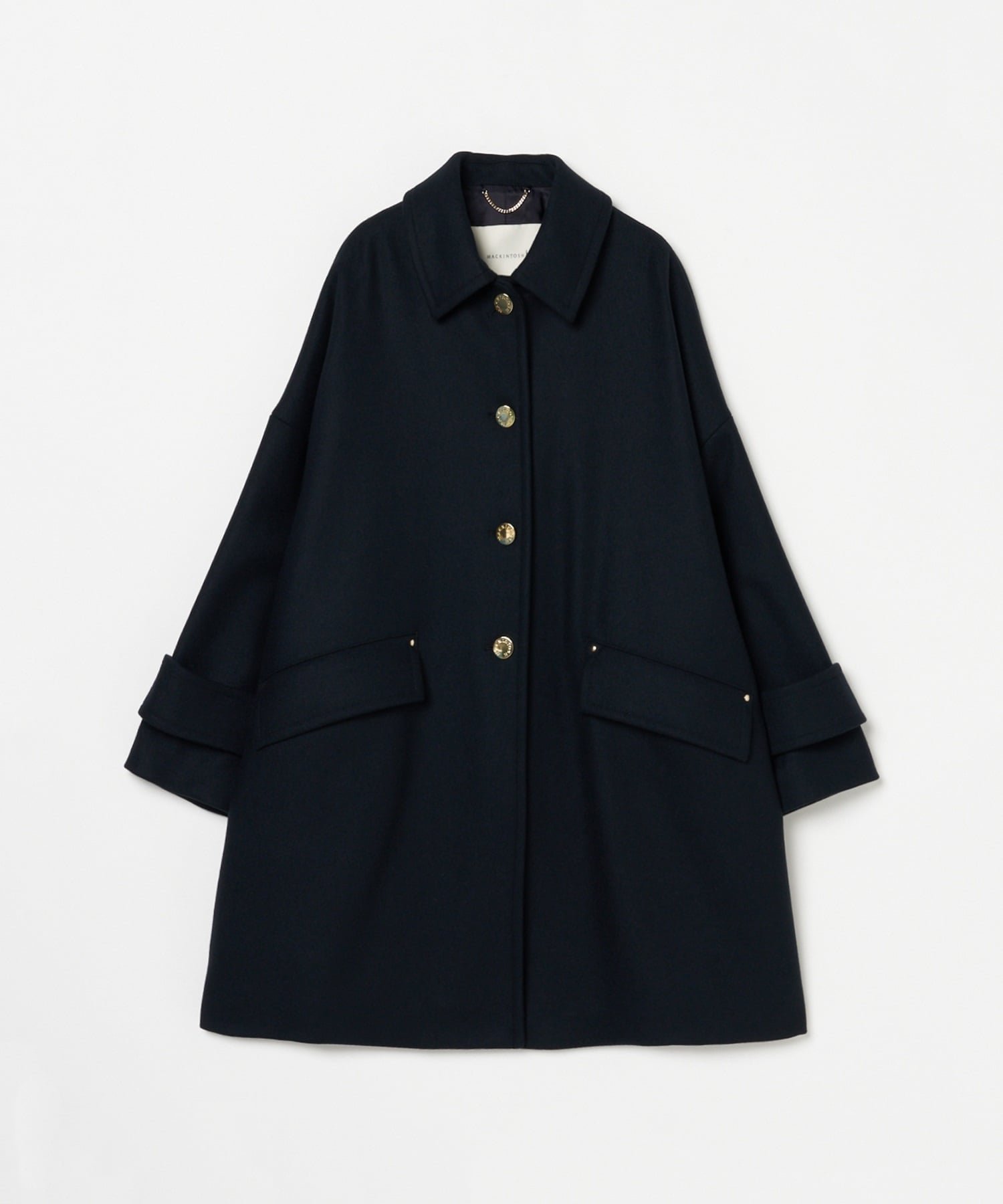 【マッキントッシュ/MACKINTOSH】の【マッキントッシュ公式】HUMBIE MB インテリア・キッズ・メンズ・レディースファッション・服の通販 founy(ファニー) 　ファッション　Fashion　レディースファッション　Fashion for Women　ショルダー　Shoulder, Shoulder Strap　ドロップ　Drop Shoulder, Dropped Style　バランス　Balance, Style Balance　メタル　Metal, Metal Parts　メルトン　Melton, Heavy Wool　モダン　Modern, Contemporary　ワイド　Wide, Wide Fit　冬　Winter / This Winter　定番　Standard, Basic Item　防寒　Cold Protection, Winter-Ready　2K02/NAVY|ID: prp329100004704951 ipo3291000000034696859