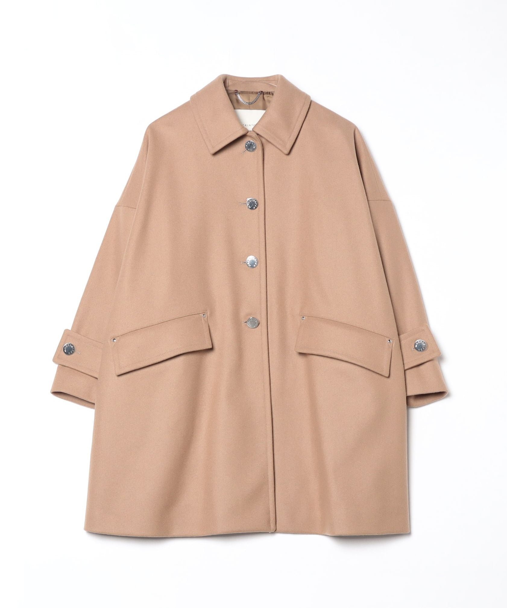 【マッキントッシュ/MACKINTOSH】の【マッキントッシュ公式】HUMBIE MB インテリア・キッズ・メンズ・レディースファッション・服の通販 founy(ファニー) 　ファッション　Fashion　レディースファッション　Fashion for Women　ショルダー　Shoulder, Shoulder Strap　ドロップ　Drop Shoulder, Dropped Style　バランス　Balance, Style Balance　メタル　Metal, Metal Parts　メルトン　Melton, Heavy Wool　モダン　Modern, Contemporary　ワイド　Wide, Wide Fit　冬　Winter / This Winter　定番　Standard, Basic Item　防寒　Cold Protection, Winter-Ready　2K21/BEIGE|ID: prp329100004704951 ipo3291000000034696864