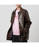 【ビューティ&ユース ユナイテッドアローズ/BEAUTY&YOUTH / UNITED ARROWS】のレザーライク カバーオール ジャケット 人気、トレンドファッション・服の通販 founy(ファニー) ファッション Fashion レディースファッション Fashion for Women アウター Coat / Outerwear Collection レディースジャケット・軽アウター Jackets インナー Innerwear シンプル Simple, Minimal ジャケット Jacket, Outerwear ベロア Velour, Soft Velvet リアル Real, Realistic ロング Long, Long-Length おすすめ Recommended / Our Picks thumbnail DK.BROWN|ID: prp329100004705038 ipo3291000000035037295