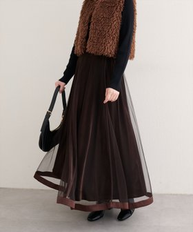 【ナチュラルクチュール/natural couture】の【WEB限定】サテンパイピングチュールスカート 人気、トレンドファッション・服の通販 founy(ファニー) ファッション Fashion レディースファッション Fashion for Women スカート Skirts エアリー Airy Texture エレガント 上品 Elegant サテン Satin, Glossy Fabric スニーカー Sneakers, Trainers チュール Tulip, Tulip Motif ポケット Pocket, Pocket Detail ロマンティック Romantic, Feminine Style 再入荷 Restock / Back in Stock おすすめ Recommended / Our Picks 2025年 2025 2025-2026秋冬・A/W Autumn/Winter 2025–26 AW25–26 |ID:prp329100004705114