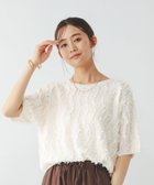 【グローバルワーク/GLOBAL WORK】のシアーフリンジプルオーバー半袖/492458 人気、トレンドファッション・服の通販 founy(ファニー) ファッション Fashion レディースファッション Fashion for Women トップス・カットソー Cut & Sew Tops カジュアルプルオーバー・ニットトップス Pullovers & Knit Tops / Casual Pullovers おすすめ Recommended / Our Picks デニム Denim, Jeans Material ボトム Bottoms, Lower Wear 半袖 Short Sleeve, Half Sleeve thumbnail アイボリー08|ID: prp329100004705118 ipo3291000000034011536
