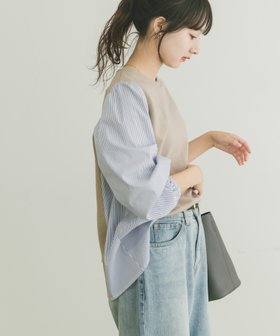 【アイテムズアーバンリサーチ/ITEMS URBAN RESEARCH】のフハクキリカエプルオーバー 人気、トレンドファッション・服の通販 founy(ファニー) ファッション Fashion レディースファッション Fashion for Women トップス・カットソー Cut & Sew Tops カジュアルプルオーバー・ニットトップス Pullovers & Knit Tops / Casual Pullovers 2025年 2025 2025-2026秋冬・A/W Autumn/Winter 2025–26 AW25–26 冬 Winter / This Winter カットソー Cut and Sewn Top シンプル Simple, Minimal ボトム Bottoms, Lower Wear 切替 Switching, Contrast Panel A/W・秋冬 Autumn/Winter |ID:prp329100004705120