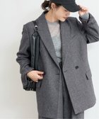 【ジャーナルスタンダード/JOURNAL STANDARD】のMANTECO PEAKED ジャケット 人気、トレンドファッション・服の通販 founy(ファニー) ファッション Fashion レディースファッション Fashion for Women アウター Coat / Outerwear Collection レディースジャケット・軽アウター Jackets 2025年 2025 2025-2026秋冬・A/W Autumn/Winter 2025–26 AW25–26 おすすめ Recommended / Our Picks ジャケット Jacket, Outerwear セットアップ Set-Up, Coordinated Outfit ダブル Double, Double-Breasted thumbnail グレー|ID: prp329100004705136 ipo3291000000033979001