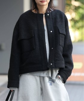 【ジャーナルスタンダード/JOURNAL STANDARD】 【2025FW 新作】シープパイルクロップジャケット人気、トレンドファッション・服の通販 founy(ファニー) ファッション Fashion レディースファッション Fashion for Women アウター Coat / Outerwear Collection レディースジャケット・軽アウター Jackets ビッグ Big, Oversized ブルゾン Blouson, Bomber Jacket ポケット Pocket, Pocket Detail ワーク Workwear, Utility Style 軽量 Lightweight, Ultra Light |ID:prp329100004705150