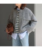 【ジャーナルスタンダード/JOURNAL STANDARD】の【2025FW 新作】シープパイルクロップジャケット 人気、トレンドファッション・服の通販 founy(ファニー) ファッション Fashion レディースファッション Fashion for Women アウター Coat / Outerwear Collection レディースジャケット・軽アウター Jackets ビッグ Big, Oversized ブルゾン Blouson, Bomber Jacket ポケット Pocket, Pocket Detail ワーク Workwear, Utility Style 軽量 Lightweight, Ultra Light thumbnail グレー|ID: prp329100004705150 ipo3291000000033979205