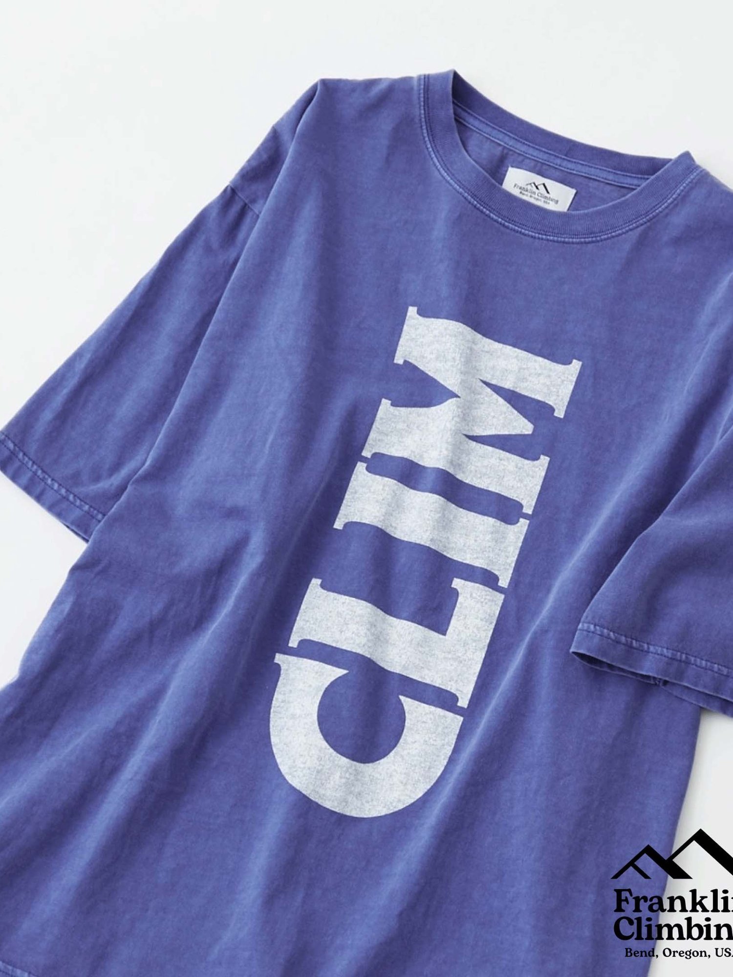 【チャオパニックティピー/CIAOPANIC TYPY】の【Franklin Climbing】CLIMヴィンテージT インテリア・キッズ・メンズ・レディースファッション・服の通販 founy(ファニー) 　ファッション　Fashion　レディースファッション　Fashion for Women　アウトドア　Outdoor Clothing　アメリカン　American Style　ヴィンテージ　Vintage Style　スタンダード　Standard, Basic　人気　Popular, Best Seller　プリント　Print, Printed Pattern　ワンポイント　One Point, Statement Accent　再入荷　Restock / Back in Stock　おすすめ　Recommended / Our Picks　ブルー|ID: prp329100004705308 ipo3291000000033980884
