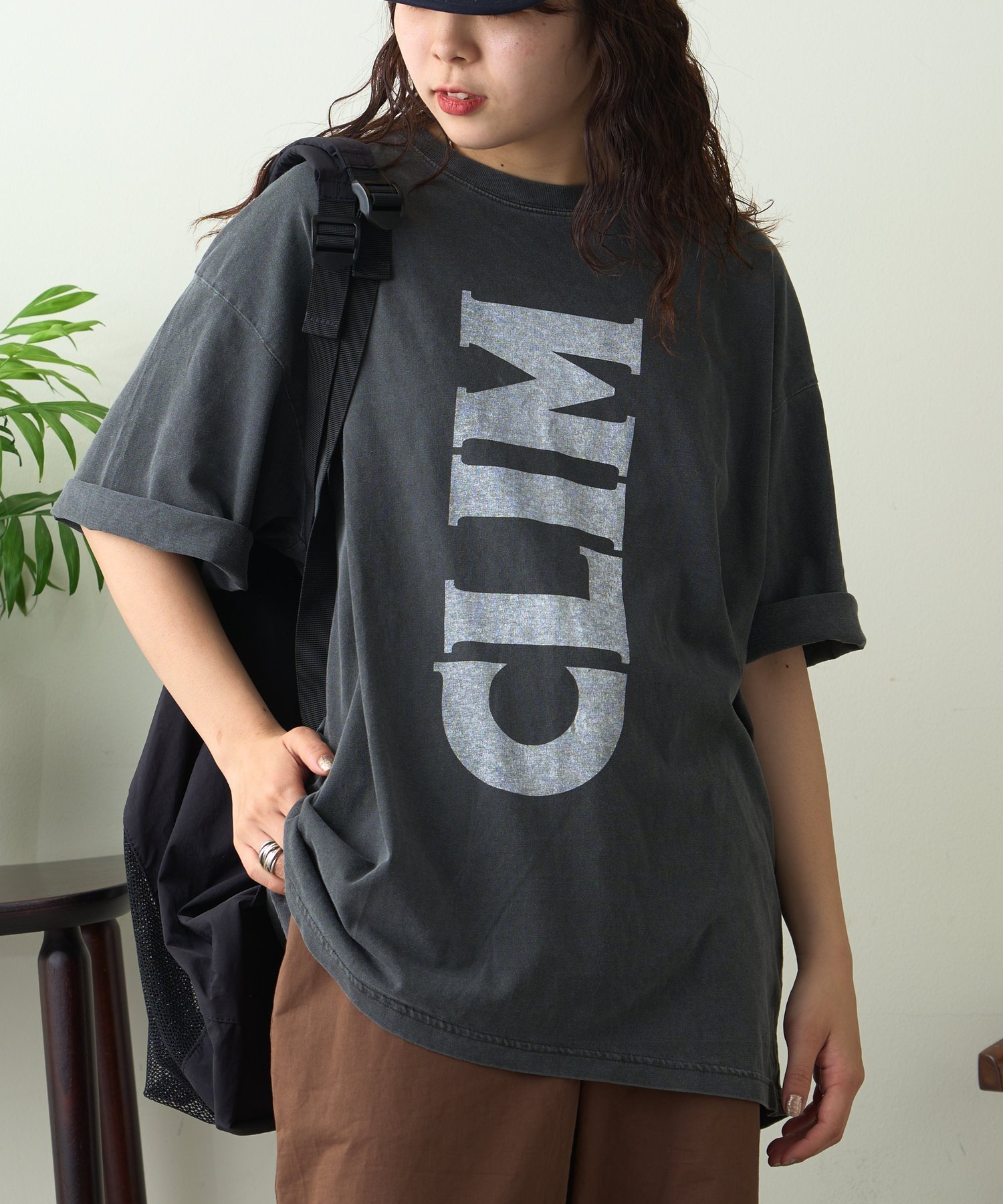 【チャオパニックティピー/CIAOPANIC TYPY】の【Franklin Climbing】CLIMヴィンテージT インテリア・キッズ・メンズ・レディースファッション・服の通販 founy(ファニー) 　ファッション　Fashion　レディースファッション　Fashion for Women　アウトドア　Outdoor Clothing　アメリカン　American Style　ヴィンテージ　Vintage Style　スタンダード　Standard, Basic　人気　Popular, Best Seller　プリント　Print, Printed Pattern　ワンポイント　One Point, Statement Accent　再入荷　Restock / Back in Stock　おすすめ　Recommended / Our Picks　チャコールグレー|ID: prp329100004705308 ipo3291000000033980888