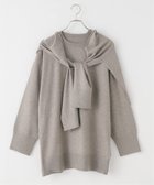 【ジャーナルスタンダード レリューム/JOURNAL STANDARD relume】のスリーブストール付きプルオーバー3WAY 人気、トレンドファッション・服の通販 founy(ファニー) ファッション Fashion レディースファッション Fashion for Women 2025年 2025 2025-2026秋冬・A/W Autumn/Winter 2025–26 AW25–26 シンプル Simple, Minimal ストール Stole, Wrap スリーブ Sleeve, Long Sleeve / Short Sleeve リラックス Relax, Relaxed Fit エレガント 上品 Elegant A/W・秋冬 Autumn/Winter thumbnail ベージュ|ID: prp329100004705399 ipo3291000000034051043
