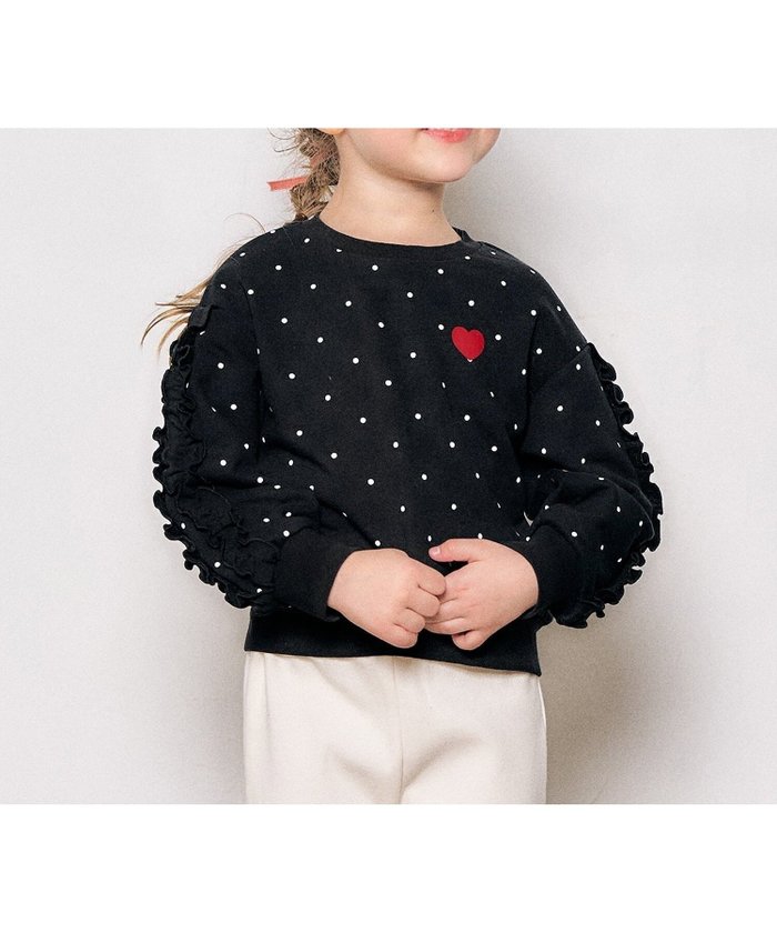 【エフオー オンラインストア/F.O.Online Store / KIDS】のWEB限定メロウフリルトレーナー/7days Style インテリア・キッズ・メンズ・レディースファッション・服の通販 founy(ファニー) https://founy.com/ ファッション Fashion キッズファッション Fashion for Kids |ID: prp329100004705497 ipo3291000000034119472