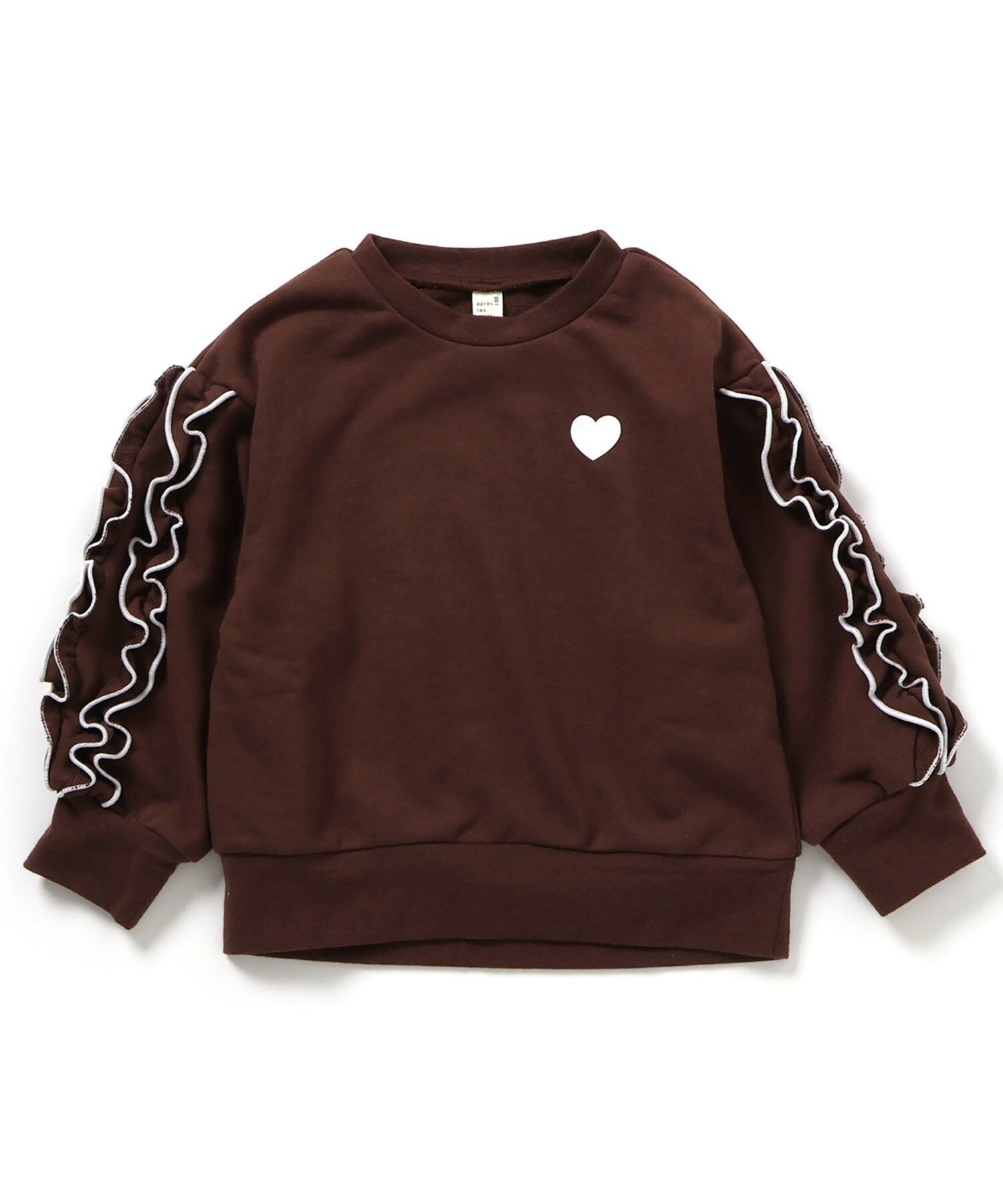 【エフオー オンラインストア/F.O.Online Store / KIDS】のWEB限定メロウフリルトレーナー/7days Style インテリア・キッズ・メンズ・レディースファッション・服の通販 founy(ファニー) 　ファッション　Fashion　キッズファッション　Fashion for Kids　ブラウン|ID: prp329100004705497 ipo3291000000034119475