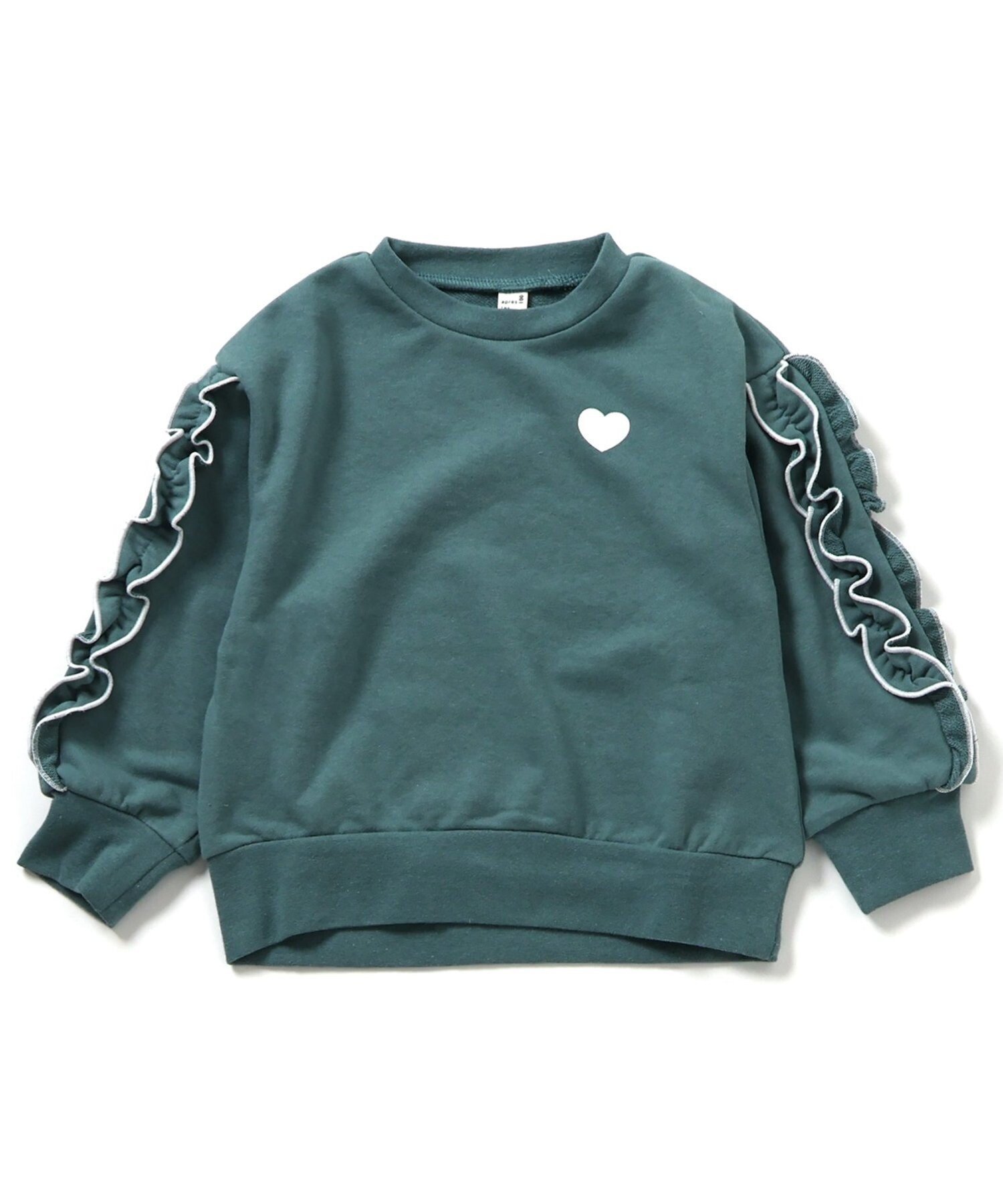 【エフオー オンラインストア/F.O.Online Store / KIDS】のWEB限定メロウフリルトレーナー/7days Style インテリア・キッズ・メンズ・レディースファッション・服の通販 founy(ファニー) 　ファッション　Fashion　キッズファッション　Fashion for Kids　グリーン|ID: prp329100004705497 ipo3291000000034119476