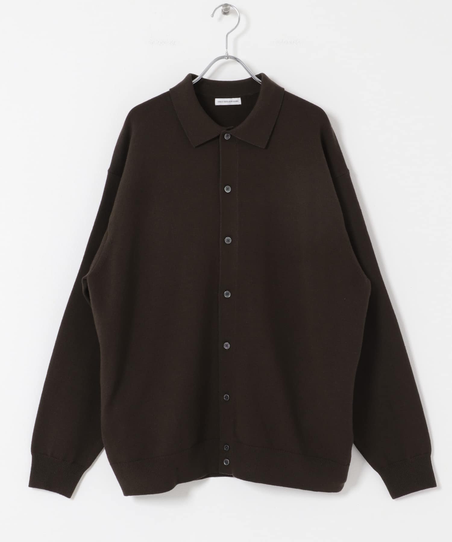 【アーバンリサーチ ドアーズ/URBAN RESEARCH DOORS / MEN】の『XLサイズ/WEB限定/仁村紗和さん着用』『UR TECH 200日ニット』シャツ カーディガン インテリア・キッズ・メンズ・レディースファッション・服の通販 founy(ファニー) 　ファッション　Fashion　メンズファッション　Fashion for Men　2025年　2025　2025-2026秋冬・A/W　Autumn/Winter 2025–26 AW25–26　冬　Winter / This Winter　おすすめ　Recommended / Our Picks　カーディガン　Cardigan, Knitwear　A/W・秋冬　Autumn/Winter　BROWN|ID: prp329100004705963 ipo3291000000034195711
