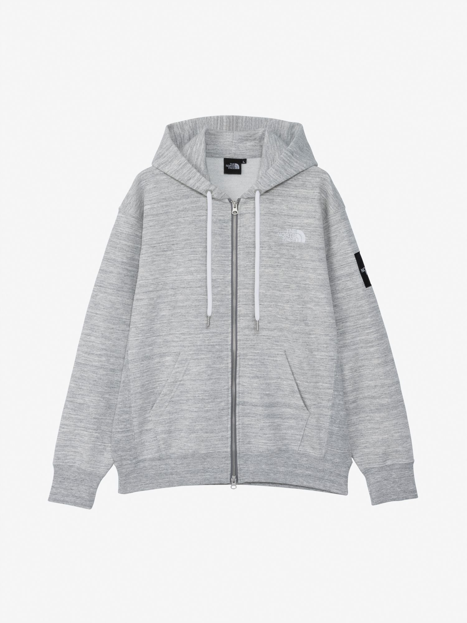 【ザ ノース フェイス/THE NORTH FACE / MEN】のスクエアロゴフルジップ(ユニセックス) インテリア・キッズ・メンズ・レディースファッション・服の通販 founy(ファニー) 　ファッション　Fashion　メンズファッション　Fashion for Men　アウトドア　Outdoor Clothing　ジップ　Zip, Zipper　スクエア　Square, Square Shape　ストレッチ　Stretch, Stretchy Fabric　ミックスグレー|ID: prp329100004705999 ipo3291000000034120864
